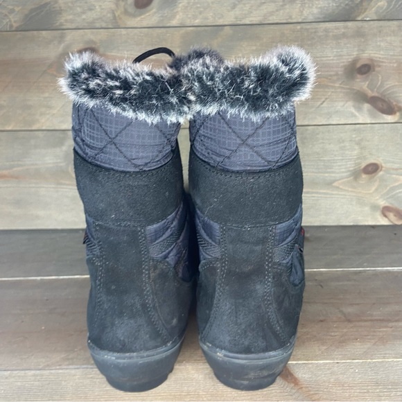 Ll bean tek 2.5 womens size 9.5 boots black Waterproof lined fur snow shoes - Picture 5 of 8